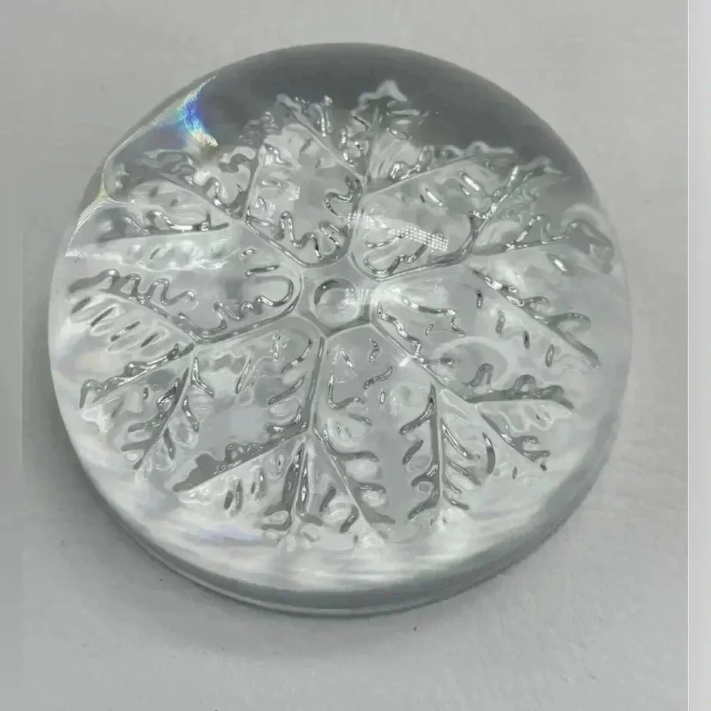 Vintage Avon Snowflake Paperweight